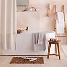 Alternate image 2 for Haven&trade; 72-Inch x 72-Inch Pique Organic Cotton Shower Curtain in Coconut Milk