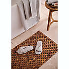 Alternate image 2 for Haven&trade; Medium Criss Cross Bath Slippers in Bright White