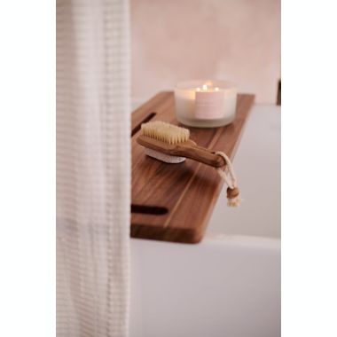 Haven&trade; Acacia Wood Tub Tray. View a larger version of this product image.