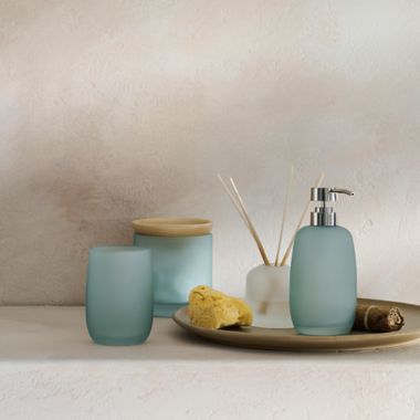 Haven&trade; Eulo Frosted Jar in Pumice. View a larger version of this product image.