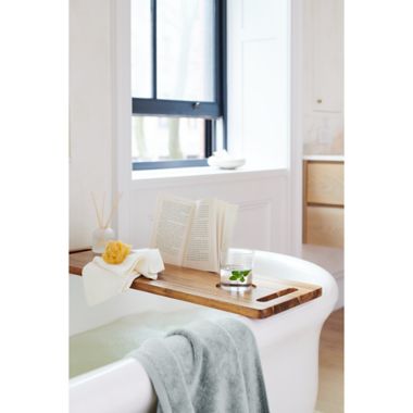 Haven&trade; Acacia Wood Tub Tray. View a larger version of this product image.