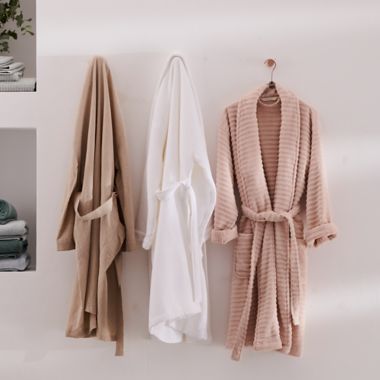 Haven&trade; Waffle Large/X-Large Organic Cotton Robe in White. View a larger version of this product image.
