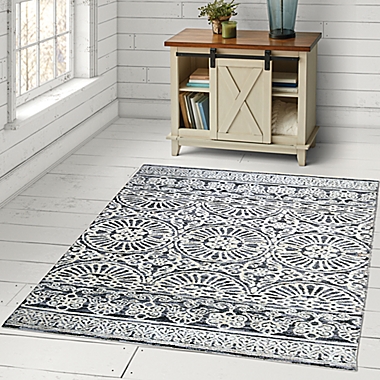 Bee &amp; Willow&trade; Ashby 5&#39; x 7&#39; Area Rug in Grey/Ivory. View a larger version of this product image.