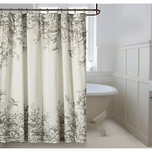 Bee Willow Garden Fl Shower, Shower Curtain Ideas For Grey Bathroom