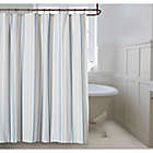 Alternate image 0 for Bee &amp; Willow&trade; Coastal Stripe 72-Inch x 72-Inch Shower Curtain in Blue Fog