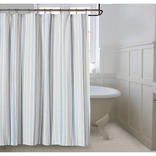 Alternate image 1 for Bee & Willow™ Coastal Stripe Shower Curtain