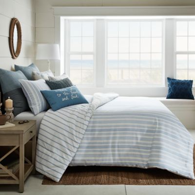 Bee &amp; Willow&trade; Yarn Dye Coastal Stripe 3-Piece Comforter Set