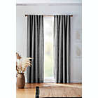 Alternate image 0 for Bee & Willow&trade; Textured Herringbone 108-Inch Curtain Panel in Dark Grey (Single)