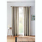 Alternate image 0 for Bee & Willow&trade; Textured Herringbone 84-Inch Rod Pocket Curtain Panel in Taupe (Single)