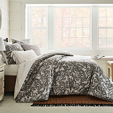 Bee &amp; Willow&trade; Ripley 3-Piece Full/Queen Duvet Cover Set in Grey. View a larger version of this product image.