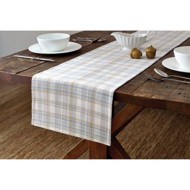 Bee &amp; Willow&trade; Men's Plaid Table Linen Collection. View a larger version of this product image.