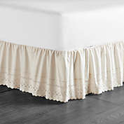 Bee &amp; Willow&trade; 14-Inch Ruffled Eyelet Queen Bed Skirt in Ivory