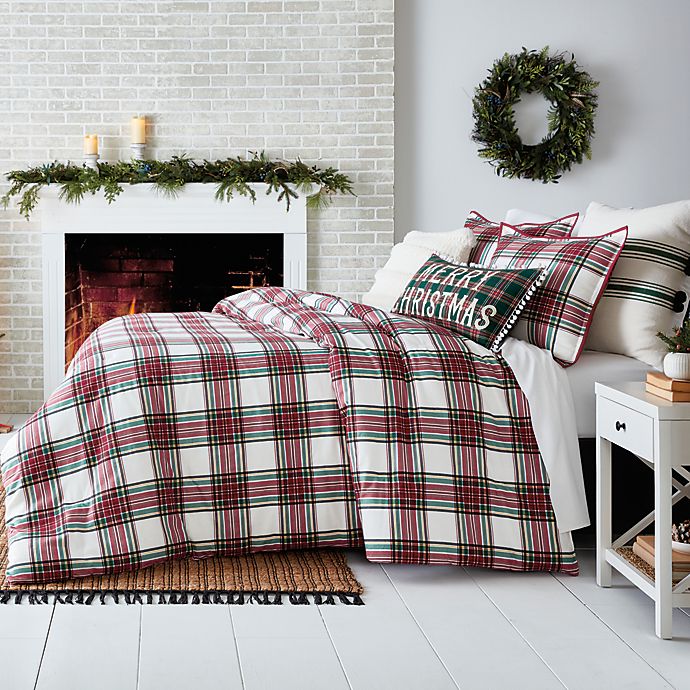 Alternate image 1 for Bee & Willow™ Holiday Plaid Bedding Collection