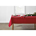 Alternate image 1 for Bee &amp; Willow&reg; Solid Hemstitch 60-Inch x 120-Inch Rectangular Tablecloth in Red