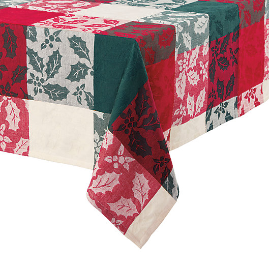 Alternate image 1 for Bee & Willow™ Holly Cotton Jacquard Tablecloth