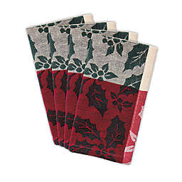 Bee & Willow™ Holly Cotton Jacquard Napkins (Set of 4)