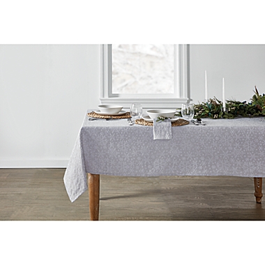 Bee &amp; Willow&trade; Jacquard Snow Table Linen Collection. View a larger version of this product image.