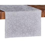 Bee &amp; Willow&trade; Jacquard Winter Snow Runner in White