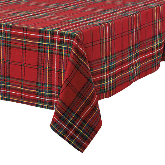 Alternate image 1 for Bee & Willow™ Plaid Tablecloth in Red