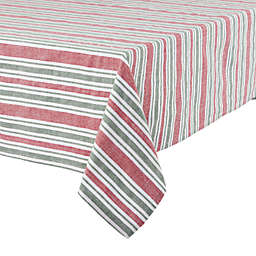 Bee & Willow™ Holiday Stripe 52-Inch x 52-Inch Square Tablecloth