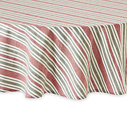 Bee & Willow™ Holiday Stripe 70-Inch Round Tablecloth