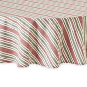 Bee &amp; Willow&trade; Holiday Stripe 70-Inch Round Tablecloth