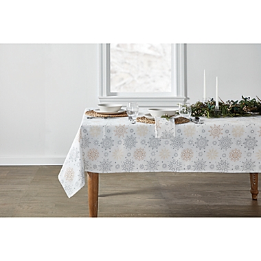 Bee &amp; Willow&trade; Snowfall Christmas Table Linen Collection. View a larger version of this product image.