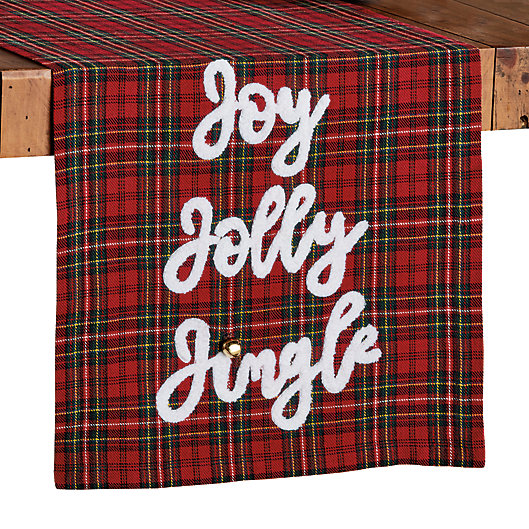 Alternate image 1 for Bee & Willow™ Holiday Joy Jolly Jingle Table Runner