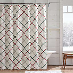 Bee & Willow™ 72-inch x 72-inch Plaid Tattersall Shower Curtain