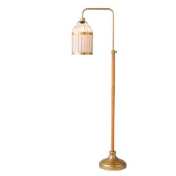 Bee & Willow™ Birdcage Floor Lamp in Antique Brass