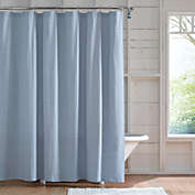 Bee &amp; Willow&trade; 72-Inch x 72-Inch Dotted Shower Curtain in Blue Fog