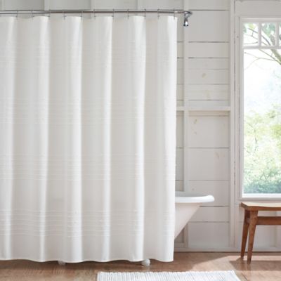 Bee &amp; Willow&trade; Textured Stripe Shower Curtain