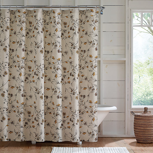 Alternate image 1 for Bee & Willow™ 72-Inch x 72-Inch Floral Vine Shower Curtain