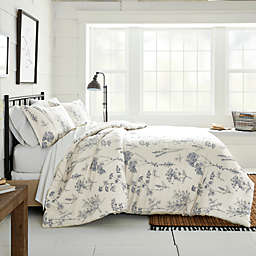 Bee & Willow™ Botanical Sketch 3-Piece King Comforter Set in Indigo