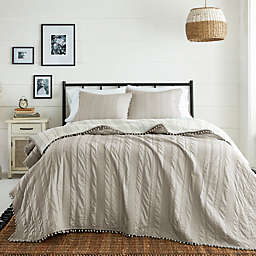 Bee & Willow™ Hand Stitch 3-Piece Reversible King Quilt Set in Peyote