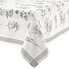 Alternate image 0 for Bee &amp; Willow&trade; Sketched Florals 60-Inch x 102-Inch Tablecloth in Black/White