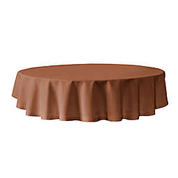 Bee & Willow™ Border Stitch 70-Inch Round Tablecloth in Roasted Pecan