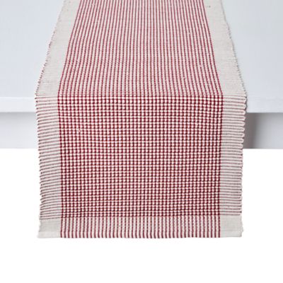 Bee &amp; Willow&trade; Bordered Table Runner in Red
