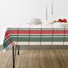 Alternate image 1 for Bee &amp; Willow&trade; Holiday Plaid 60-Inch x 84-Inch Oblong Tablecloth in Green/Red