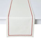 Bee &amp; Willow&trade; Snowflake Embroidered Christmas Table Runner in Coconut Milk