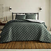 Bee & Willow&trade; Floral Matelasse  3-Piece Full/Queen Comforter Set in Green