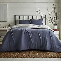 Bee & Willow™ Reverse Stripe 3-Piece King Comforter Set in Grey