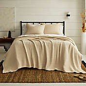 Bee &amp; Willow&trade; Lightweight Stripe Gauze 3-Piece Full/Queen Coverlet Set in Taupe