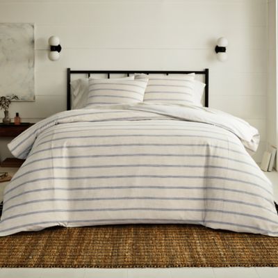 Bee &amp; Willow&trade; Railroad Stripe 3-Piece Duvet Cover Set