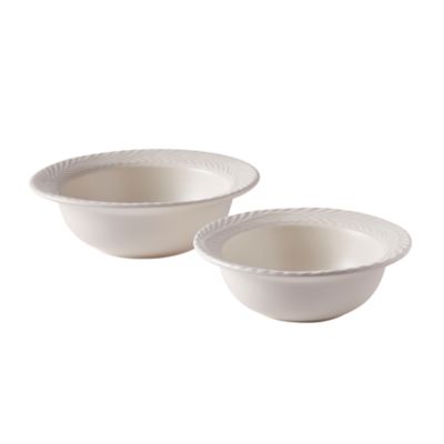 Bee &amp; Willow&trade; Vine Harvest Serving Bowls in Cream (Set of 2)