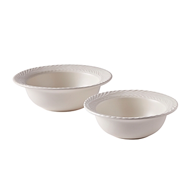 Bee & Willow&trade; Asheville Serving Bowls in Cream (Set of 2). View a larger version of this product image.