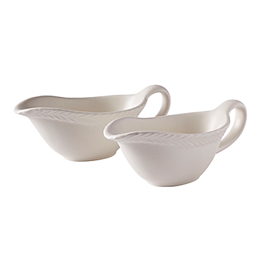 Bee & Willow&trade; Vine Harvest Gravy Boats in Cream (Set of 2). View a larger version of this product image.