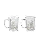 Bee &amp; Willow&trade; Vail Double Walled Glass Mugs (Set of 2)