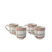 Bee &amp; Willow&trade; Vail Plaid Mugs (Set of 4)