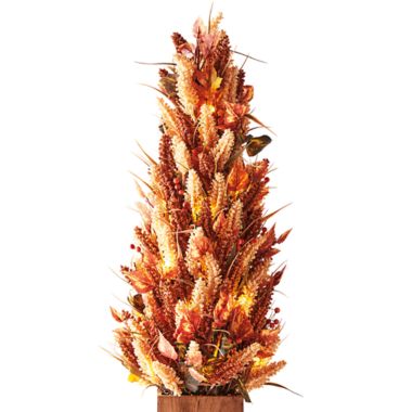 Bee & Willow&trade; 3-Foot Heather Pre-Lit Porch Trees (Set of 2). View a larger version of this product image.